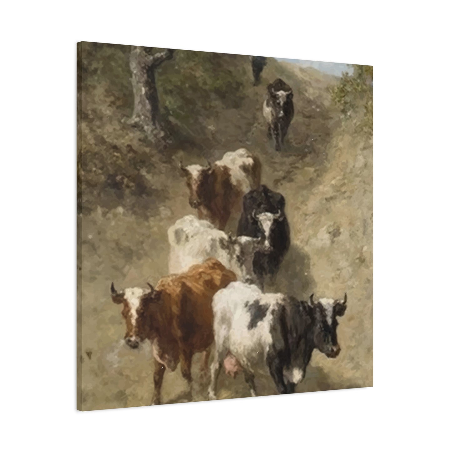 Jungle Cow Wall Art & Canvas Prints