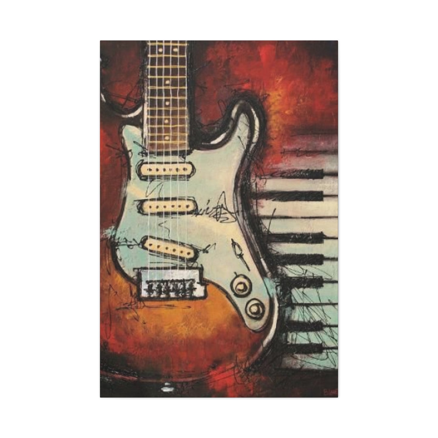 Guitar And Piano Wall Art & Canvas Prints