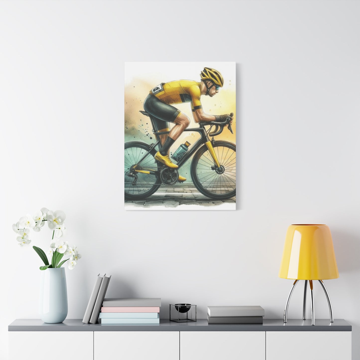 Professional Bicycle Rider Wall Art & Canvas Prints