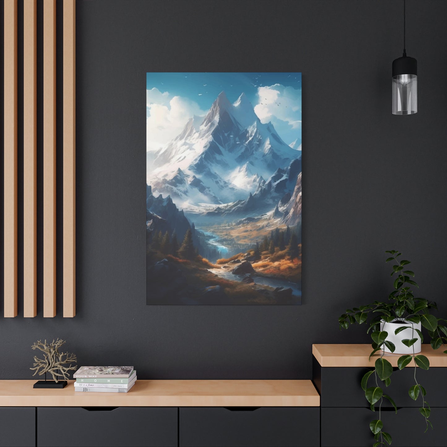 Cloudy Mountains Wall Art & Canvas Prints