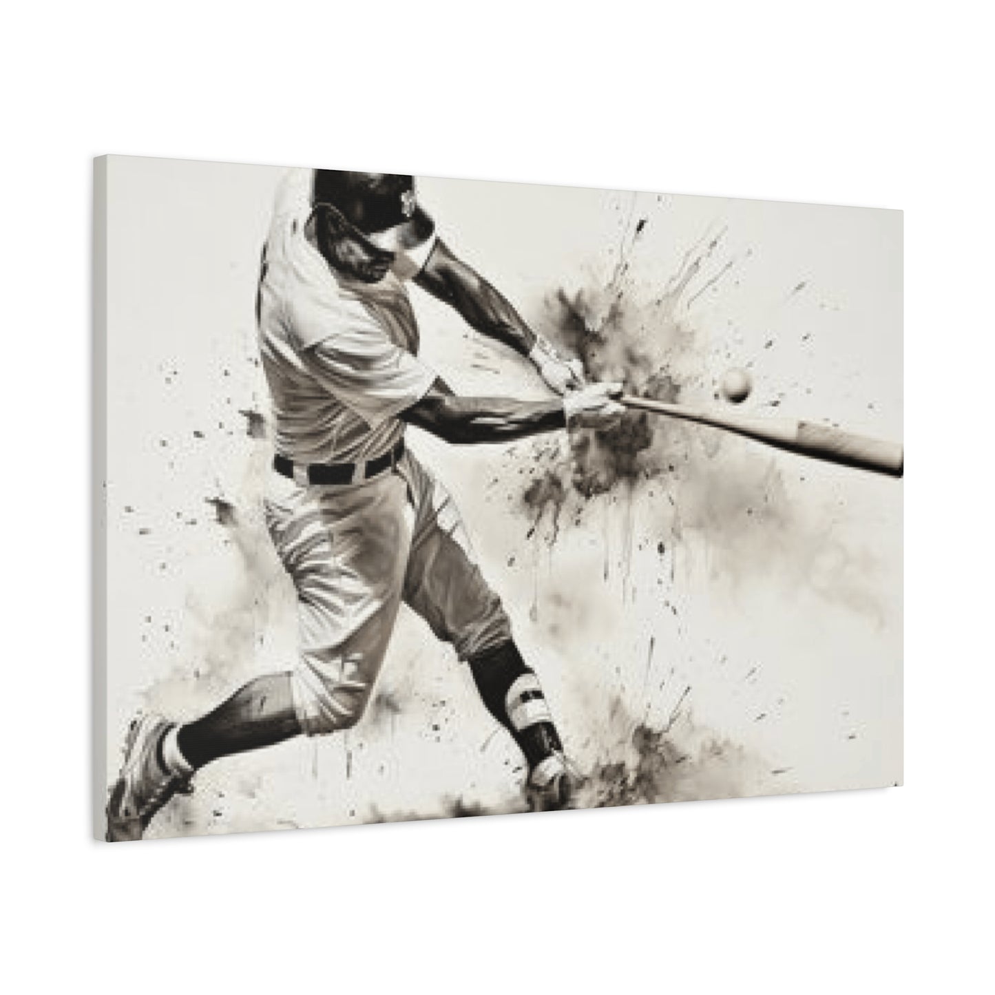 Baseball Batter Hitting Wall Art & Canvas Prints