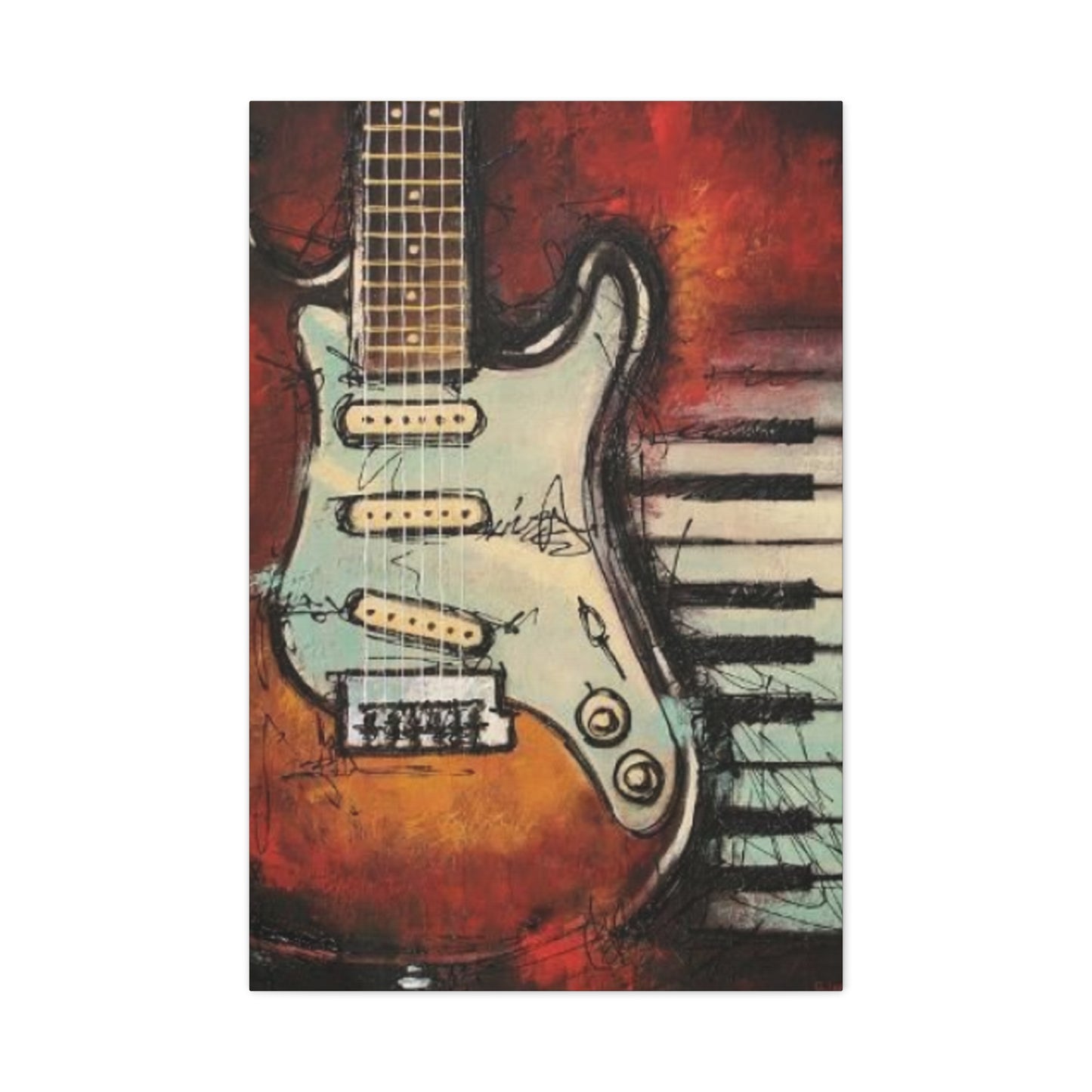 Guitar And Piano Wall Art & Canvas Prints