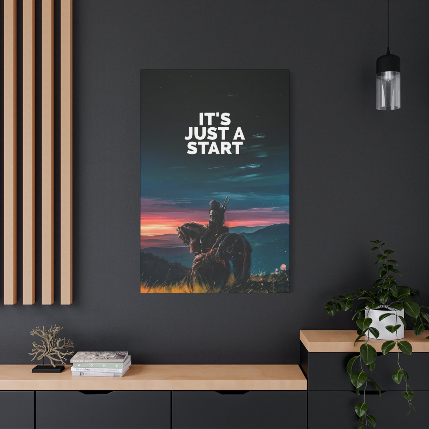 Just start Wall Art & Canvas Prints