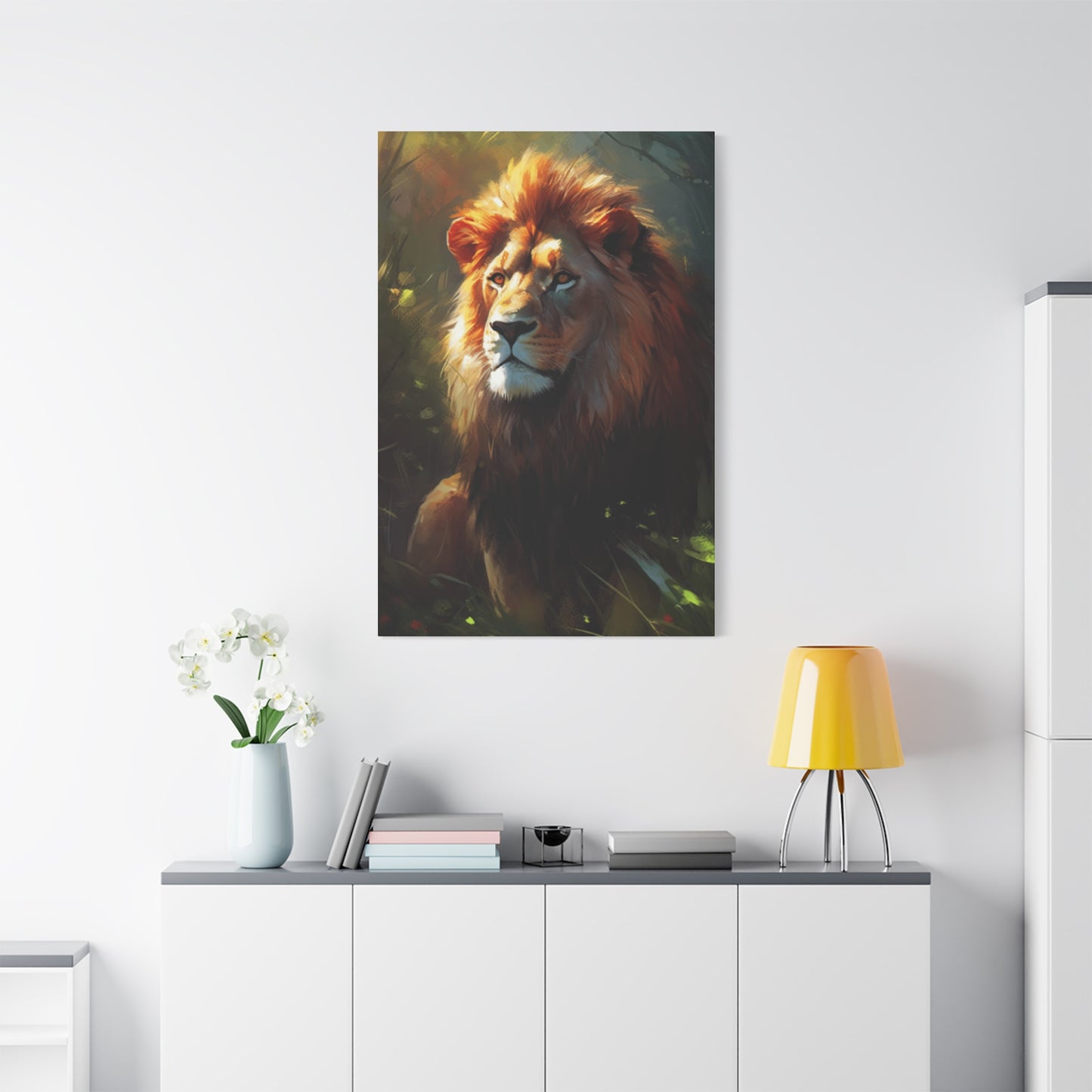 Wild Lion Portrait Wall Art & Canvas Prints