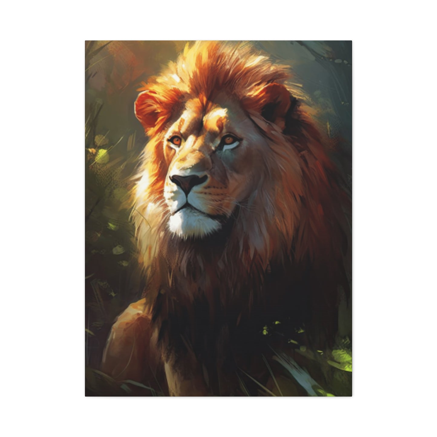 Wild Lion Portrait Wall Art & Canvas Prints