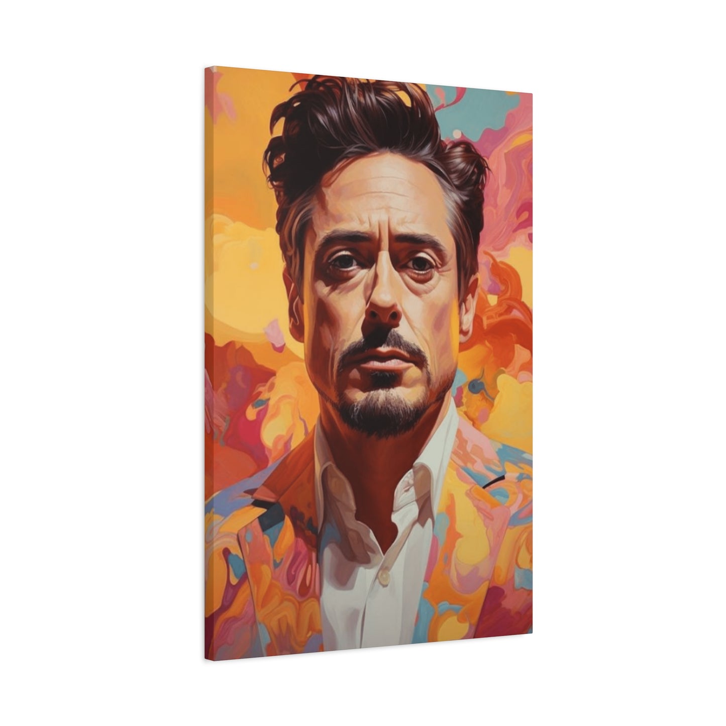 Tony Stark Abstract Portrait Wall Art & Canvas Prints