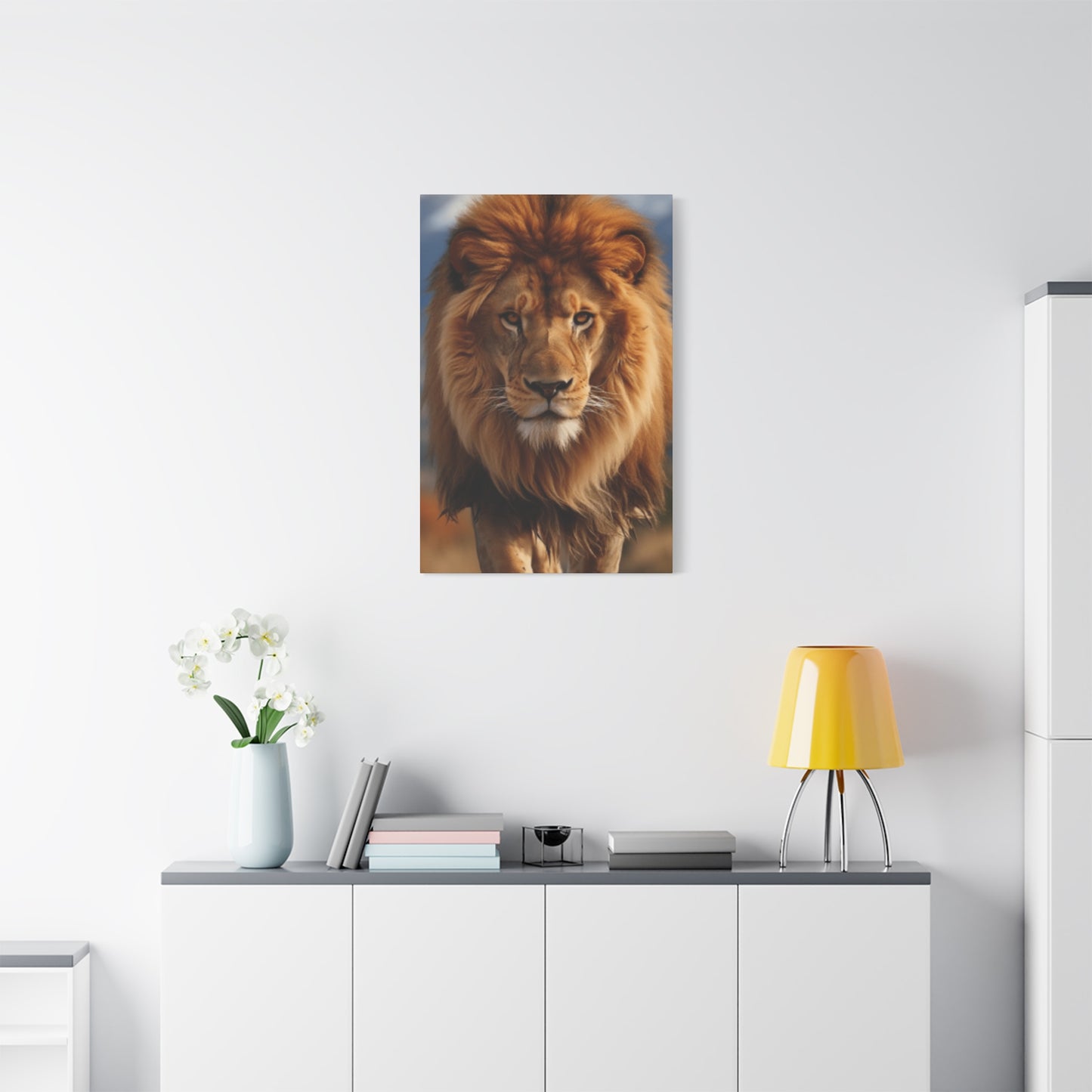 Portrait Of A Wild Lion Wall Art & Canvas Prints