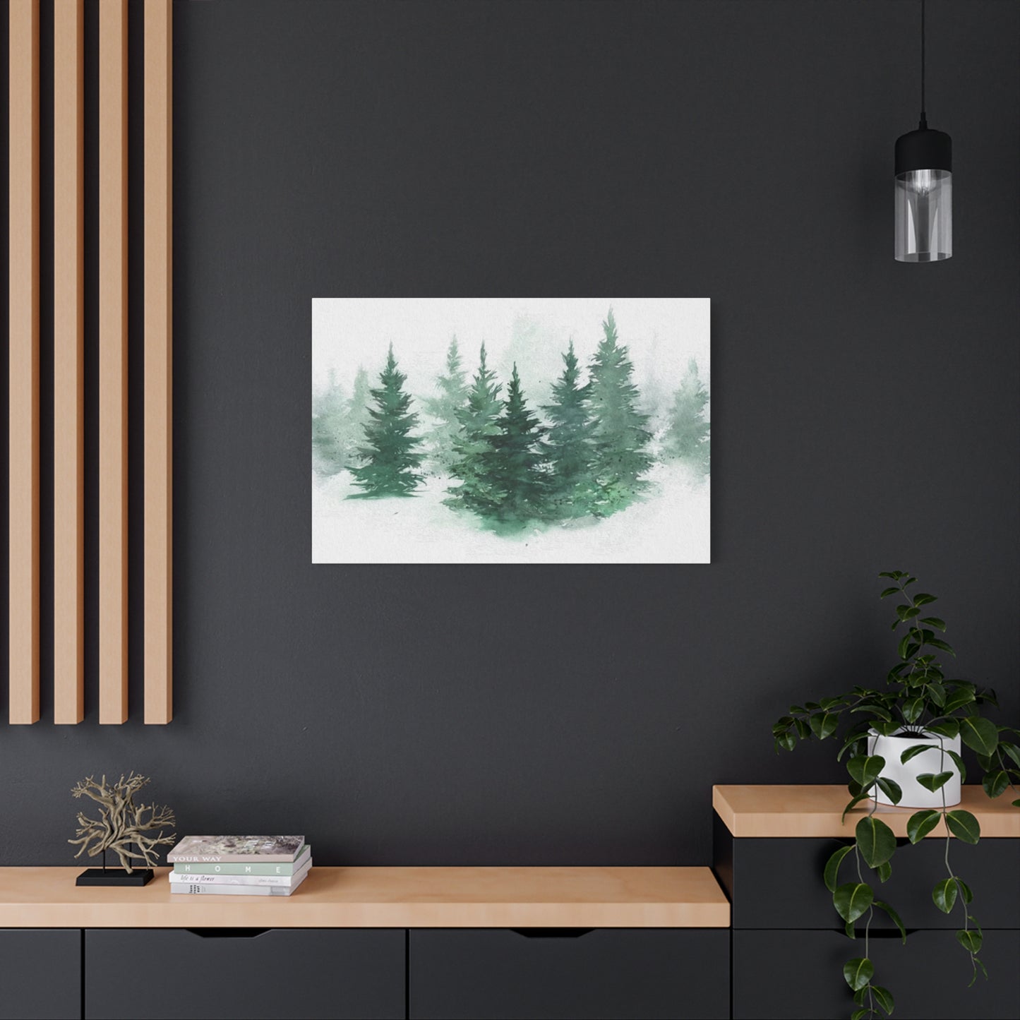 Green Tree Painting Wall Art & Canvas Prints