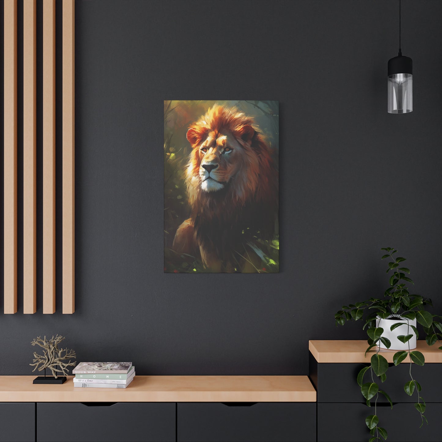 Wild Lion Portrait Wall Art & Canvas Prints