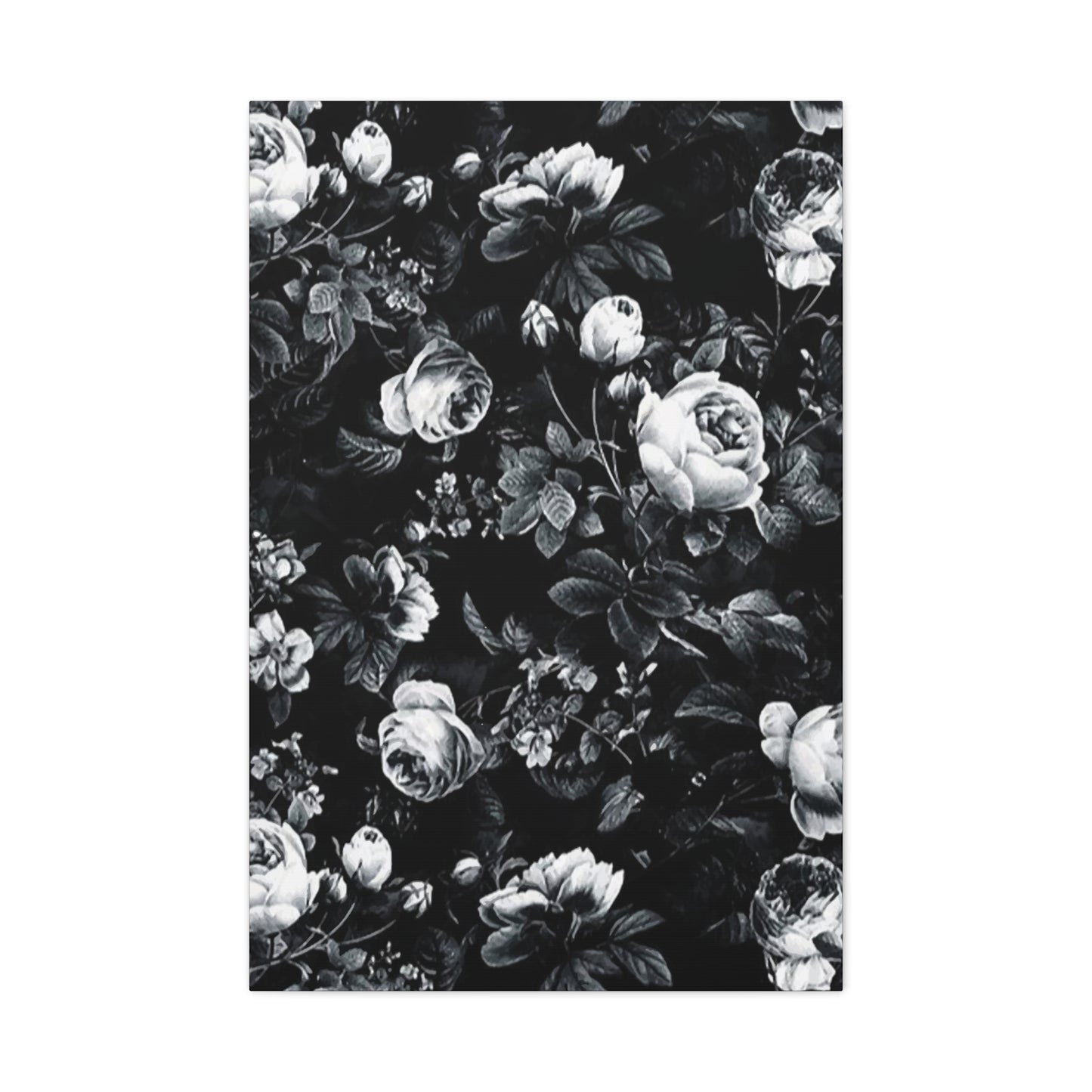 Black & White Rose Garden Wall Art & Canvas Prints