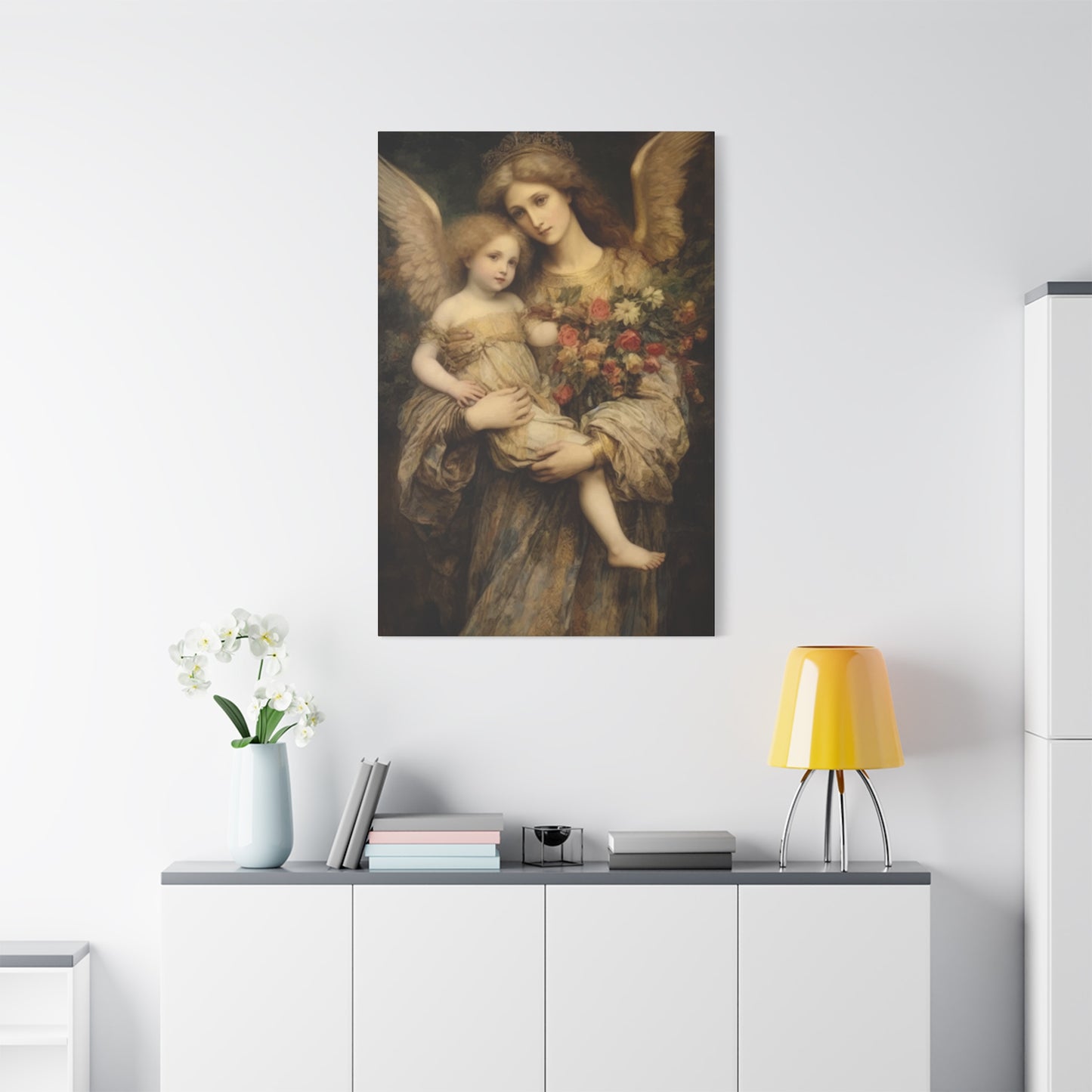 Angel Mom and Baby Wall Art & Canvas Prints