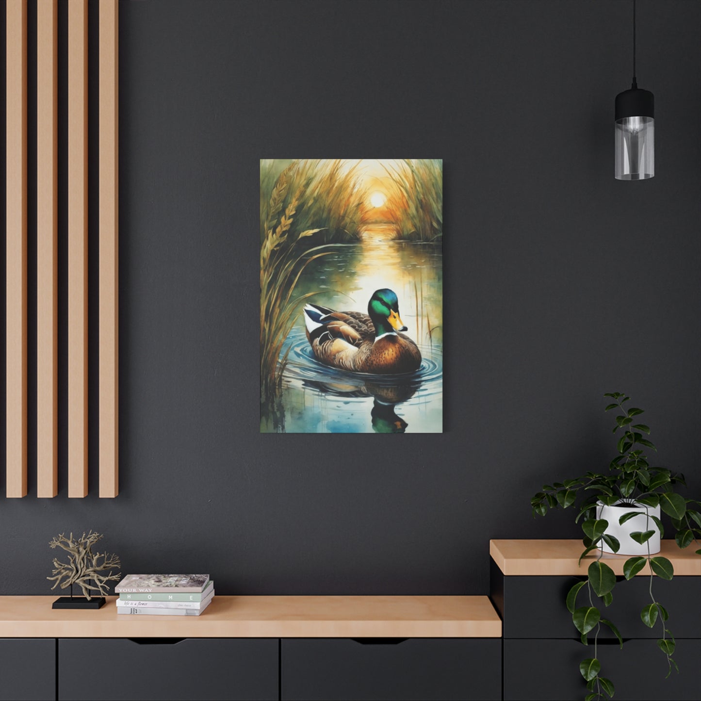 Golden Hour Duck Wall Art & Canvas Prints