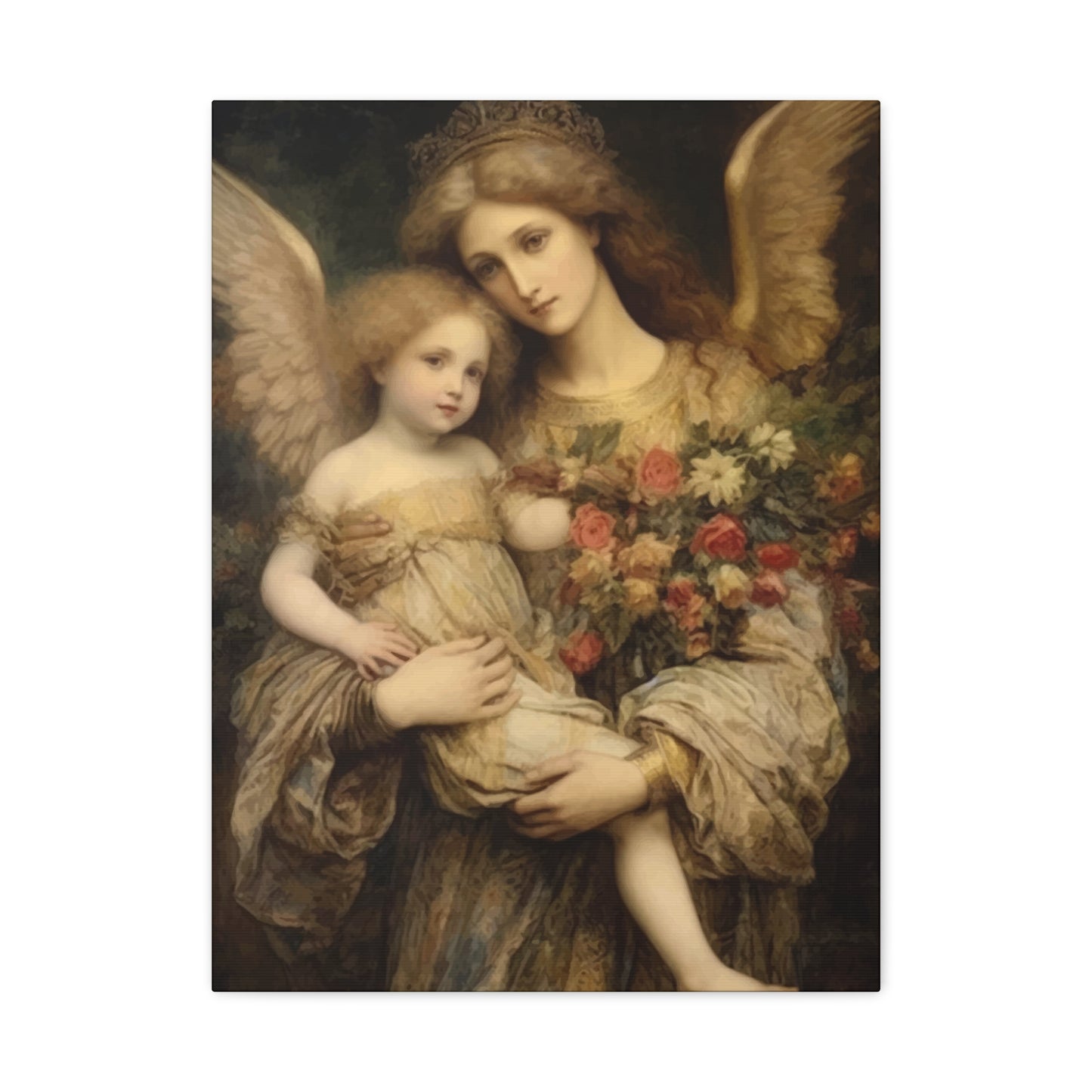 Angel Mom and Baby Wall Art & Canvas Prints