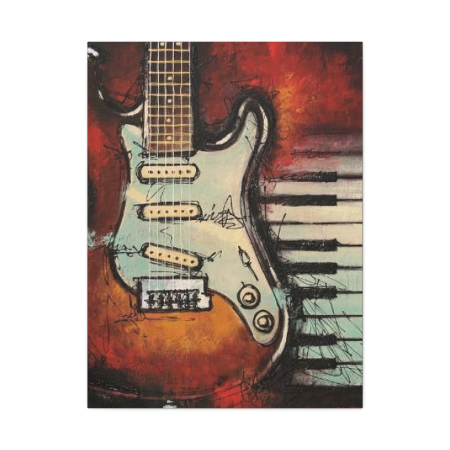 Guitar And Piano Wall Art & Canvas Prints