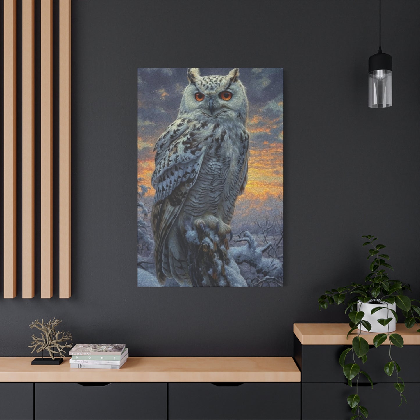 White Owl Wall Art & Canvas Prints