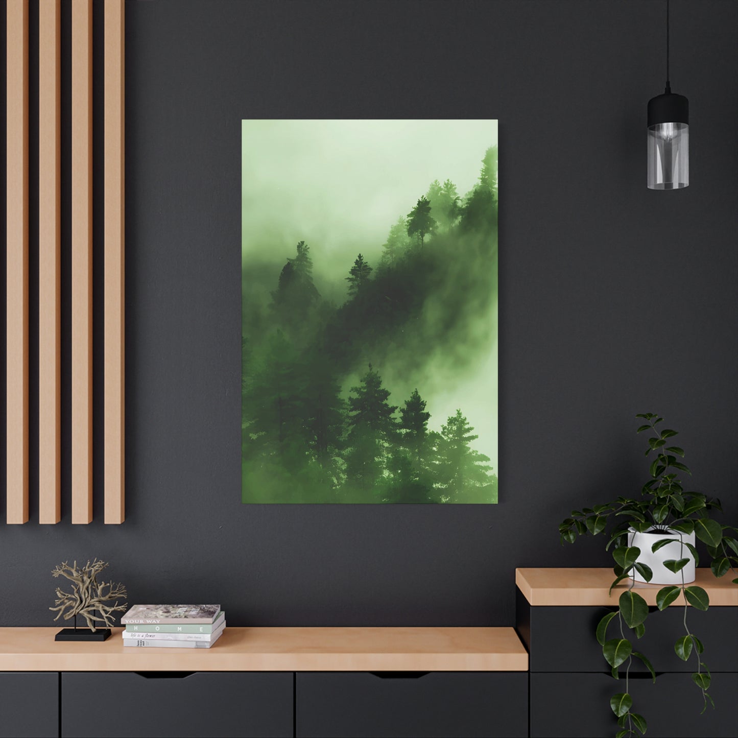 Mist in the Forest Wall Art & Canvas Prints