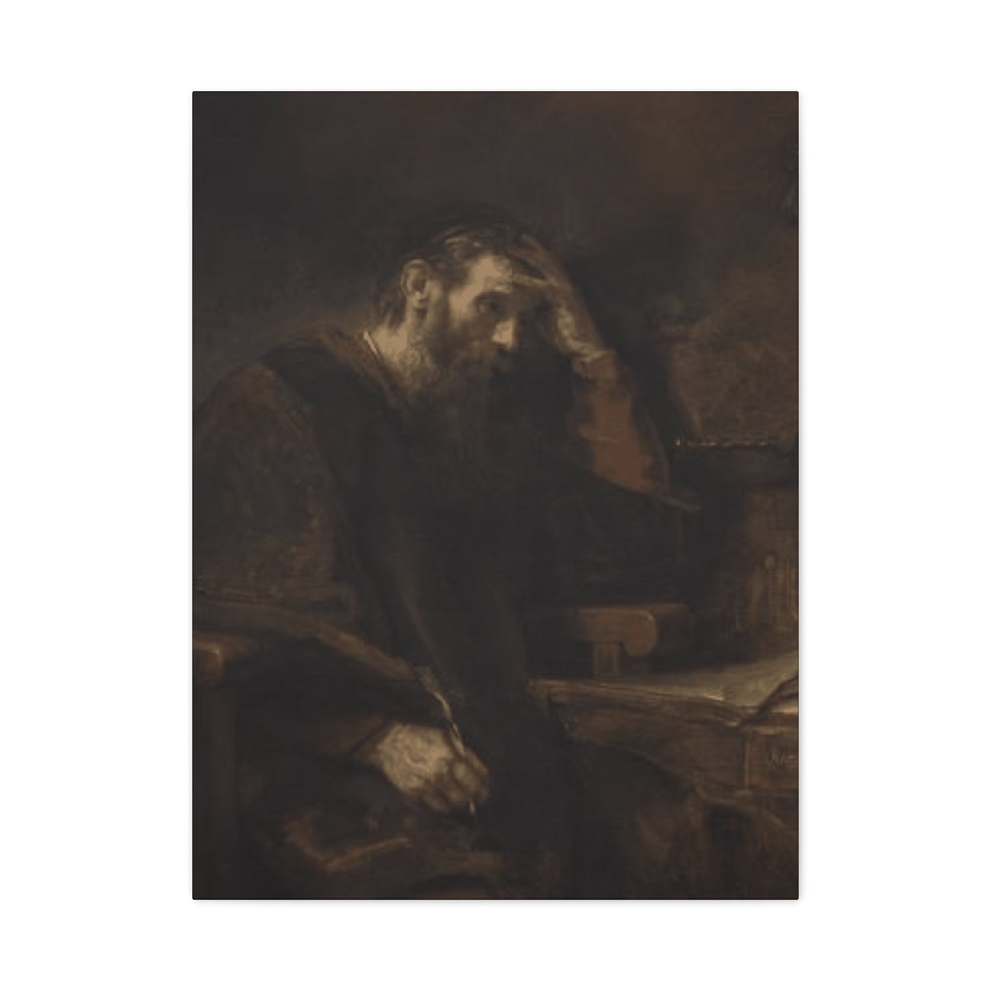 Saint Paul Seated At His Work Table Wall Art & Canvas Prints