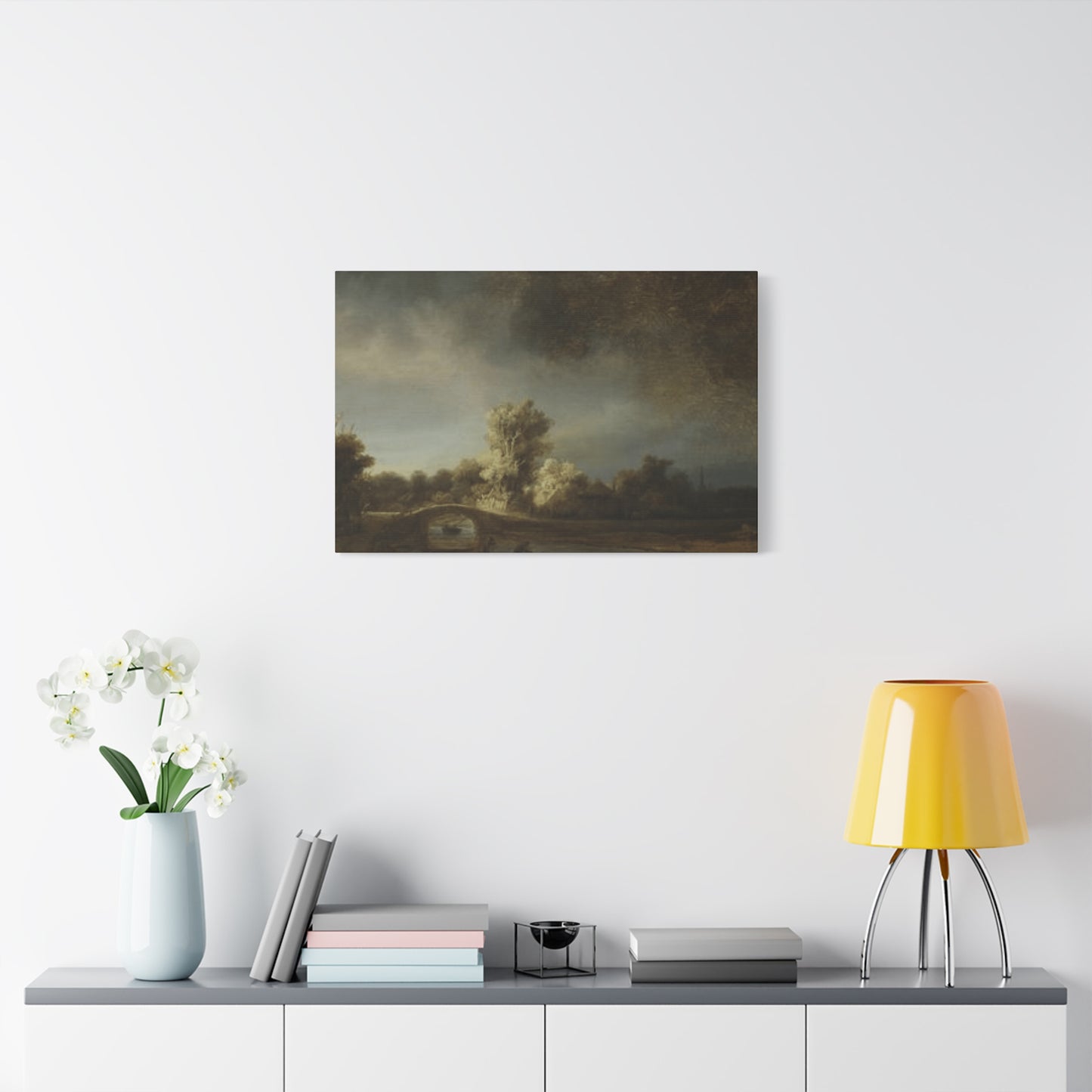 Landscape With A Stone Bridge Wall Art & Canvas Prints