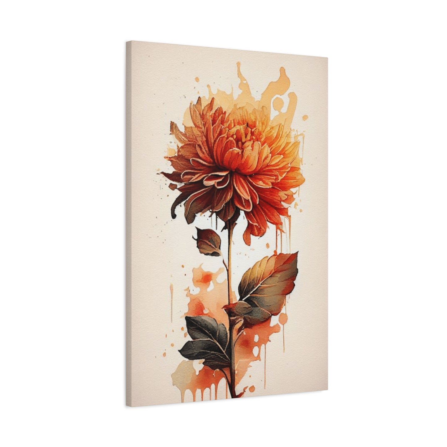 Orange Flower Wall Art & Canvas Prints