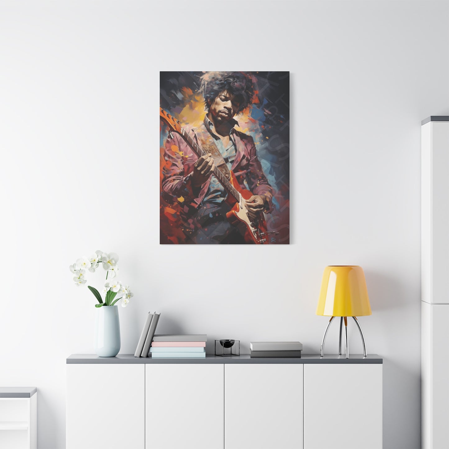 Jimi Hendrix Painting Wall Art & Canvas Prints