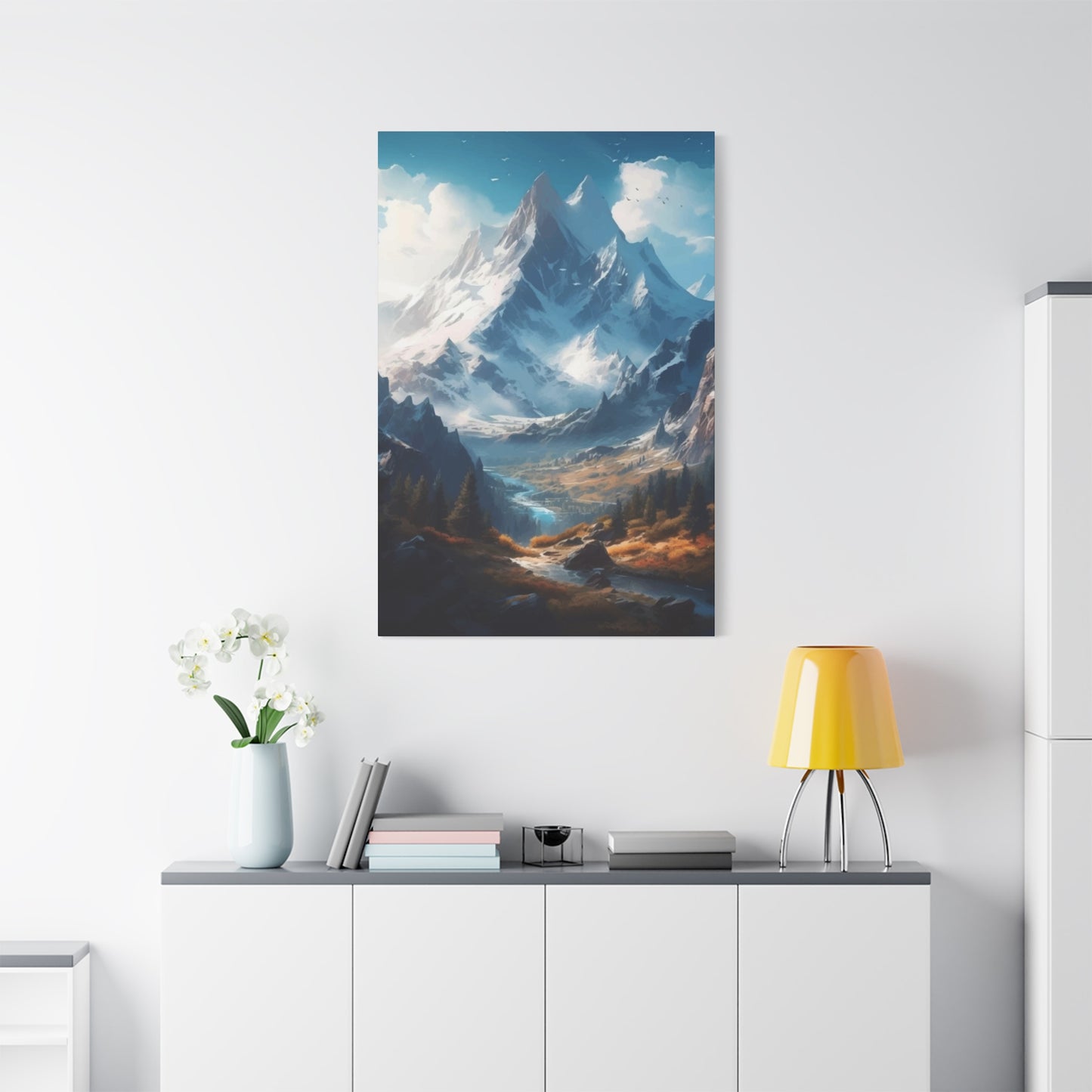 Cloudy Mountains Wall Art & Canvas Prints