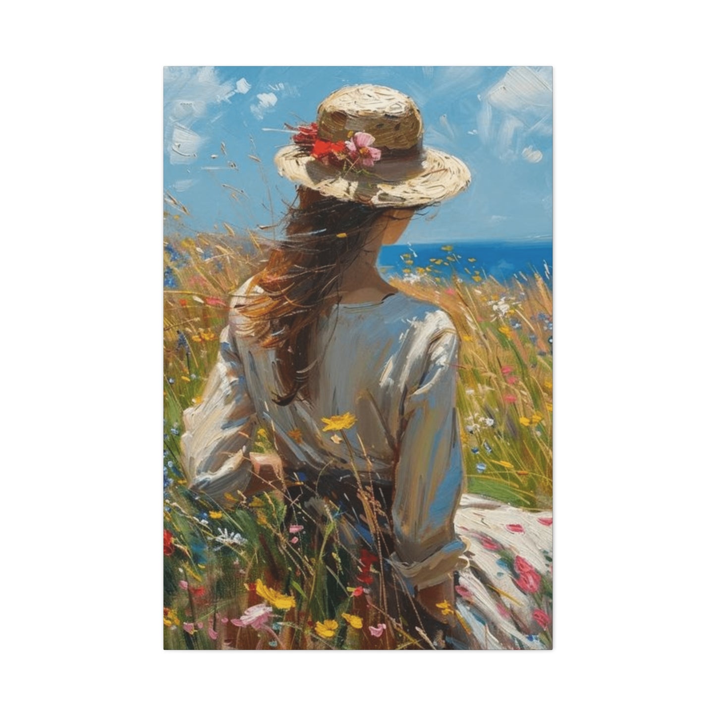 Beautiful Women On A Summer's Day Wall Art & Canvas Prints