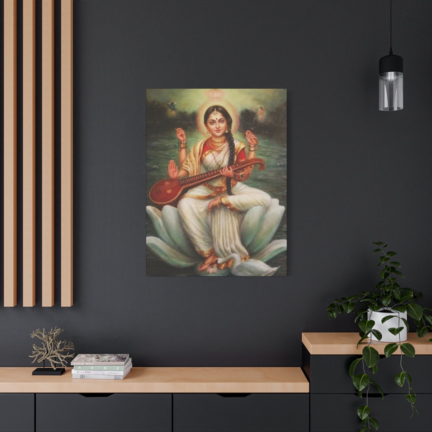 Goddess Saraswati Wall Art & Canvas Prints