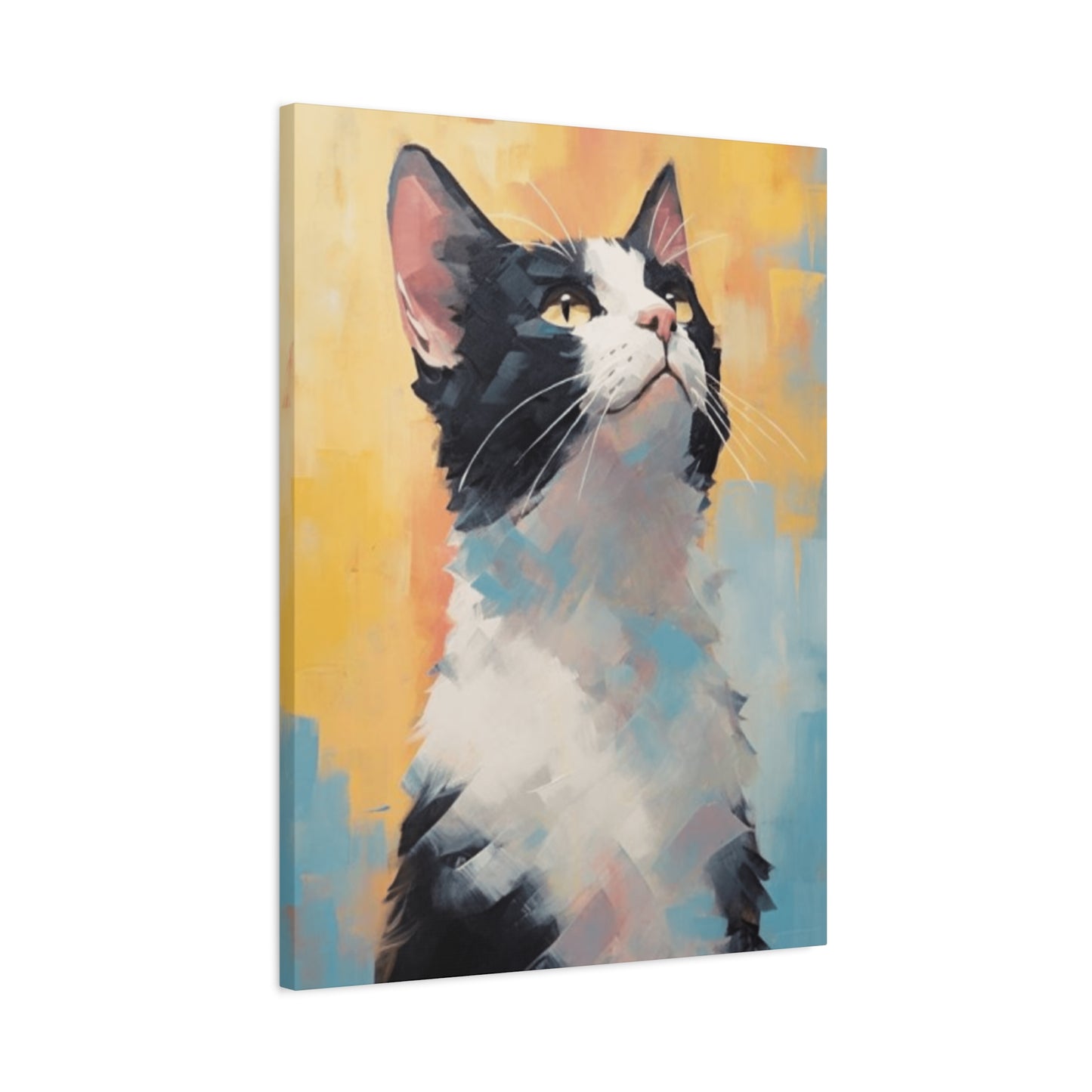 An Abstract Cat Portrait Wall Art & Canvas Prints