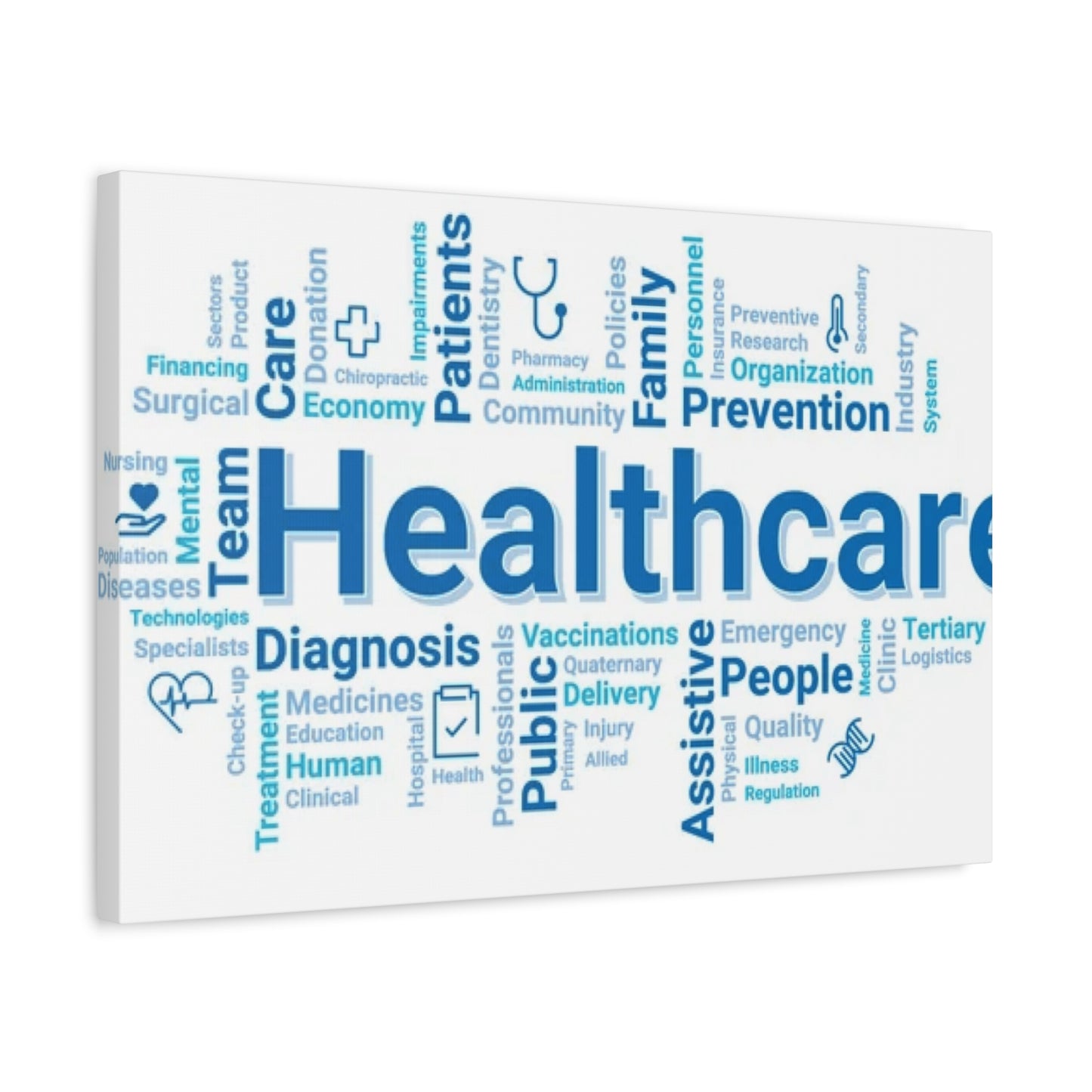 Healthcare Inforaphics Wall Art & Canvas Prints